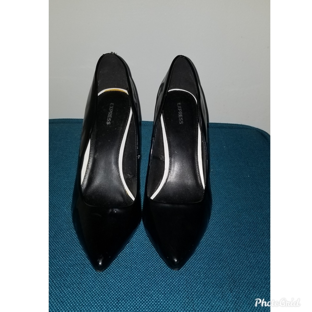 Express Black High Heels 4 in.